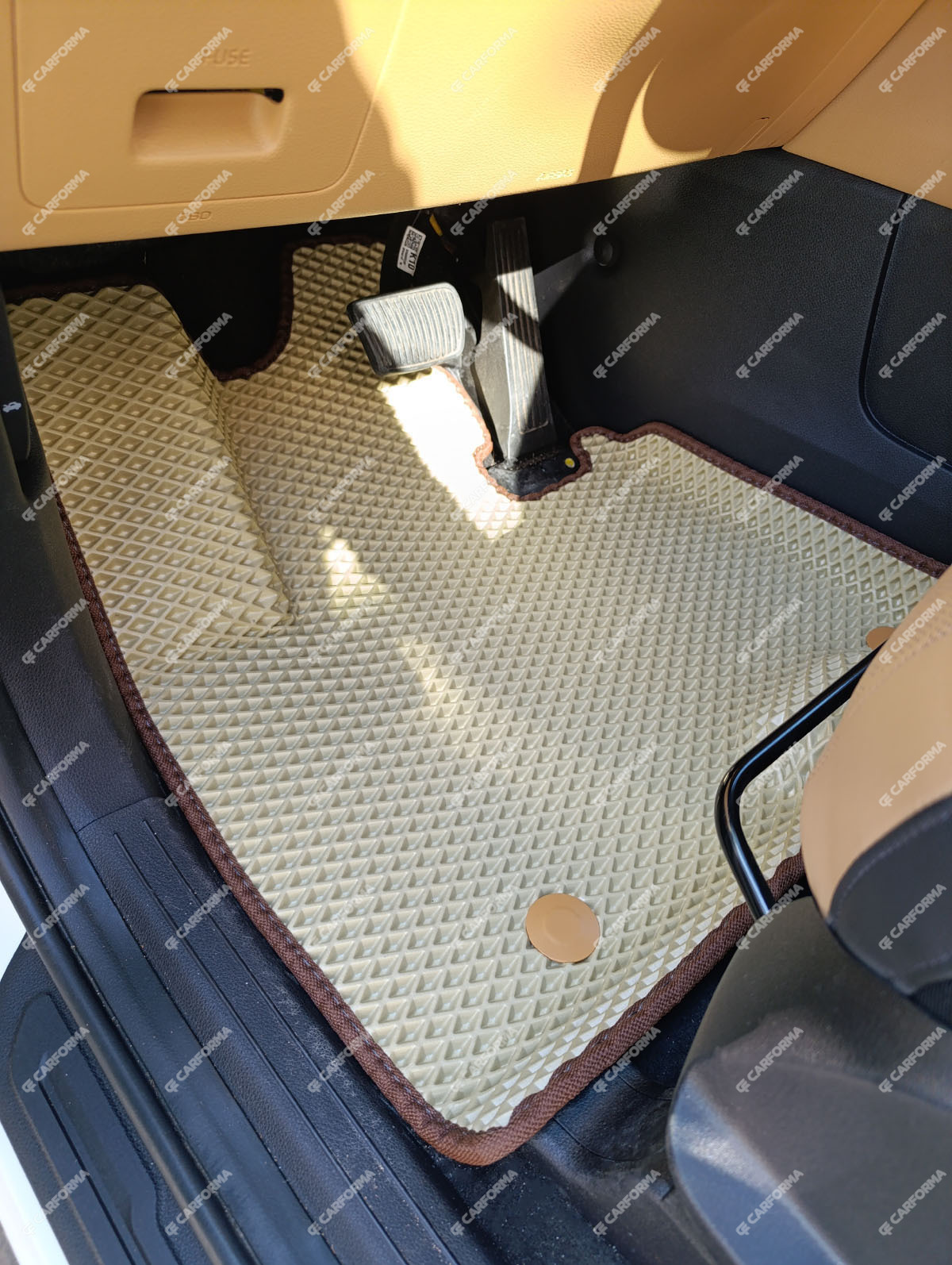 Ворсовые коврики на KIA Carnival IV 8 мест 2020&nbsp;-&nbsp;2025 в Ульяновске