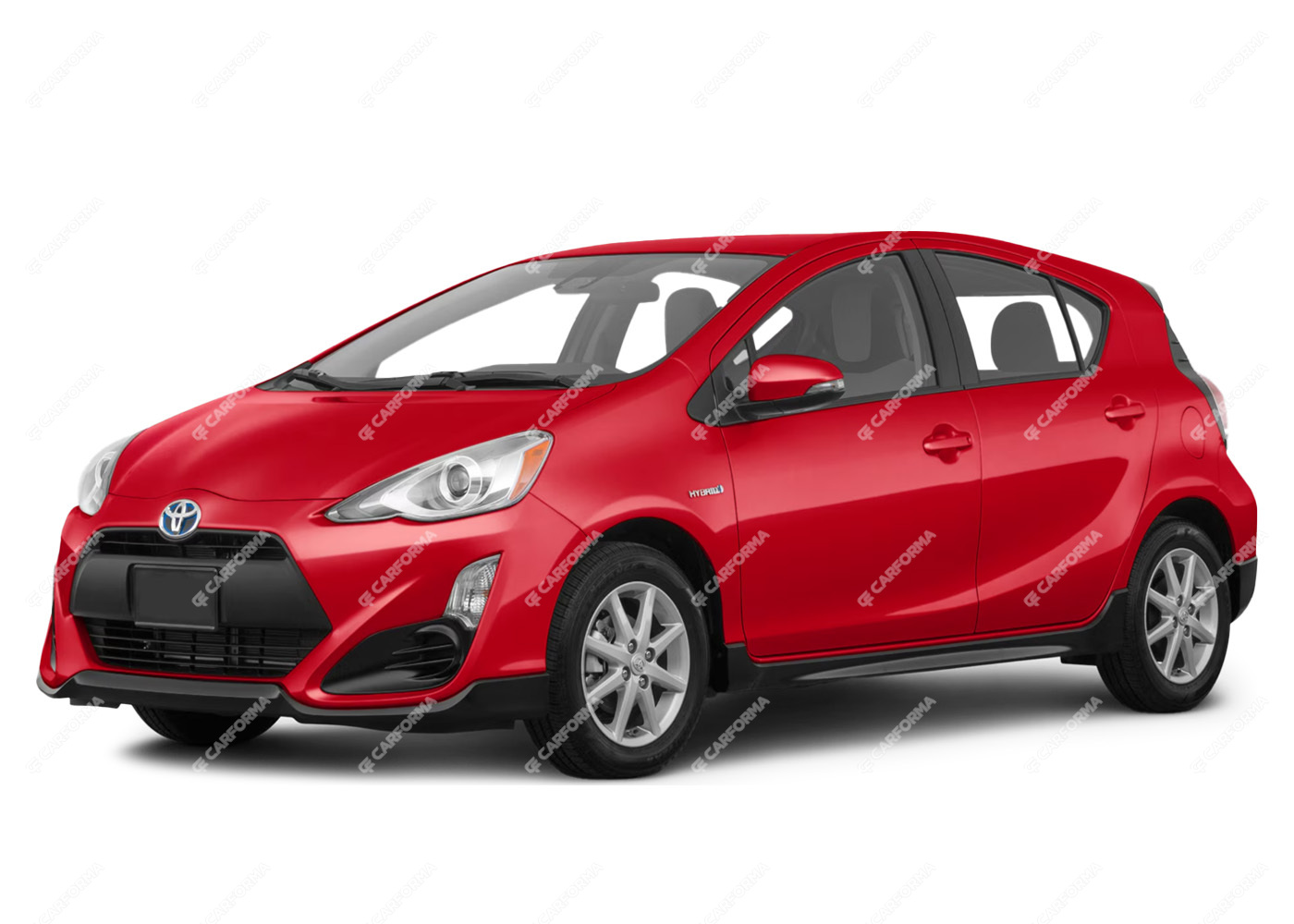 Ворсовые коврики на Toyota Prius C 2011 - 2021