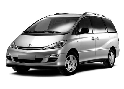 Ворсовые коврики на Toyota Previa (XR30, XR40) 2000 - 2007 в Ульяновске