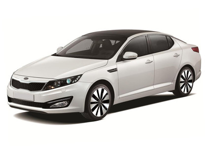 Ворсовые коврики на KIA Optima I 2010 - 2016 в Ульяновске