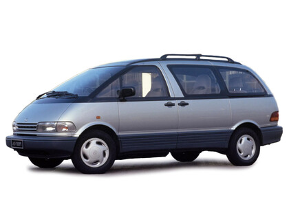 Ворсовые коврики на Toyota Previa (XR10, XR20) 1990 - 2000 в Ульяновске