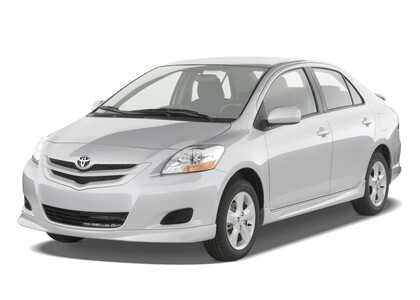 Ворсовые коврики на Toyota Belta 2005 - 2012 в Ульяновске
