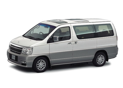 Ворсовые коврики на Nissan Elgrand (E50) 1997 - 2002 в Ульяновске