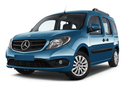 Ворсовые коврики на Mercedes Citan (W415) 2012 - 2020 в Ульяновске